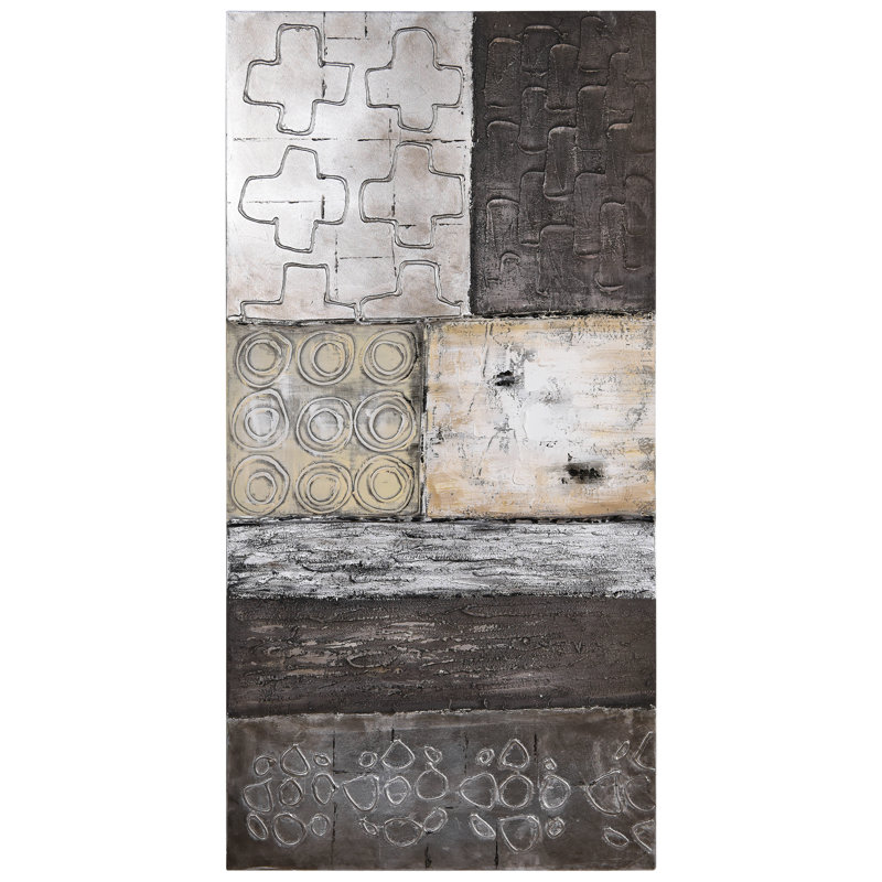 «Stacked 2», reproduction de peinture à l'huile sur toile