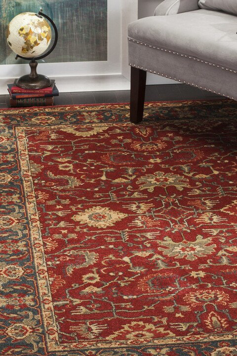 Bellflower Oriental Area Rug, Rectangle 122 x 170 cm