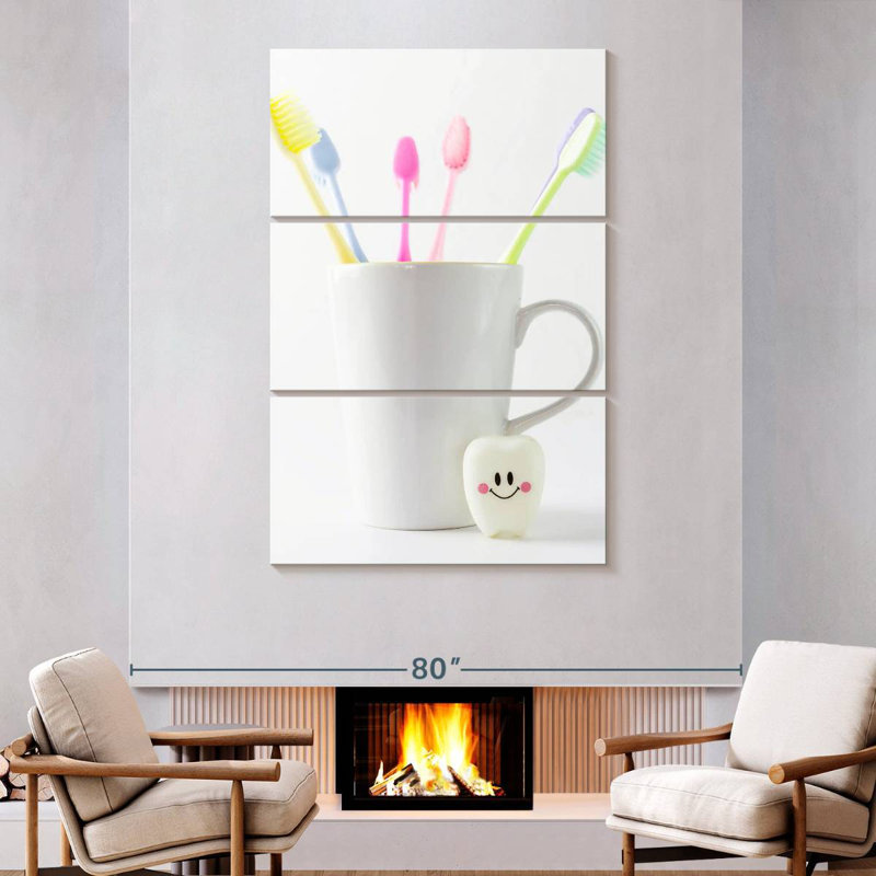 Alcaraz Toothbrush Mug, 74" H x 48" W