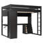 Loft Bed with Lighted Desk, Storage Drawers, Bookcase and Charging Station-129599071-129599072