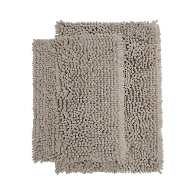 Ensemble de 2 tapis de bain en microfibre Hulk Noodle, Lin de spa