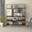 Benine 182.88cm H x 76.2cm W Steel Etagere Bookcase