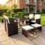 8 - Person Patio Dining Set Square Table-345162494