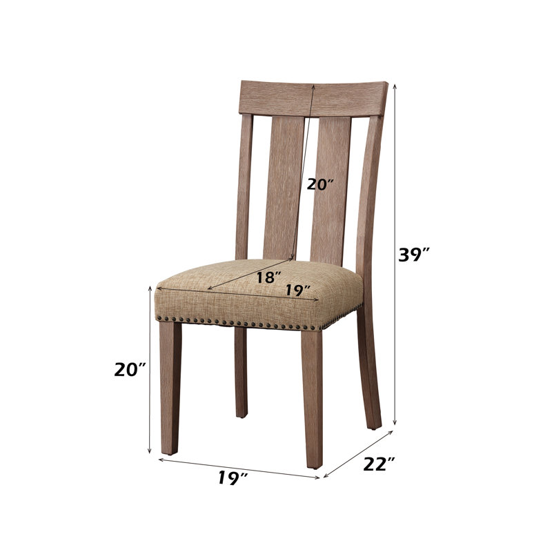 Ensemble de 2 chaises d'appoint Nathaniel