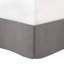 Ensemble de literie luxueuse 7 pièces, polyester micro velours côtelé, gris moderne, très grand californien