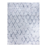 Overdyed One-of-a-Kind Rectangle 9' X 11'9" Hand Knotted Area Rug