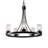 Duran 5-Light Candle Style Wagon Wheel Chandelier (25.2" W)-204858096