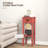 2-Tier Side Table With Drawer, Narrow End Table With Bottom Shelf, For Living Room, Set Of 2-1085381357