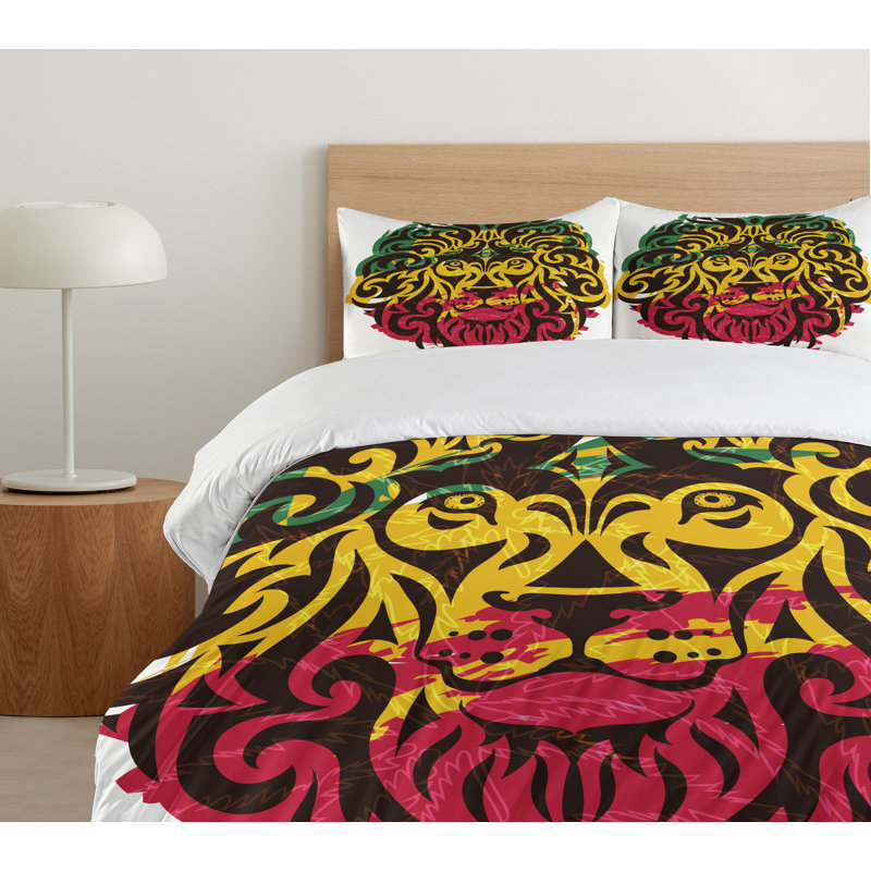 Ensemble de housse de couette Rasta, Très grand
