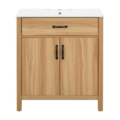 Meuble-lavabo de 30 po avec lavabo en céramique