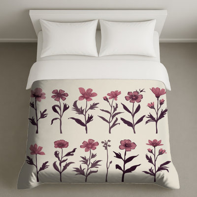 Housses de couette roses et roses