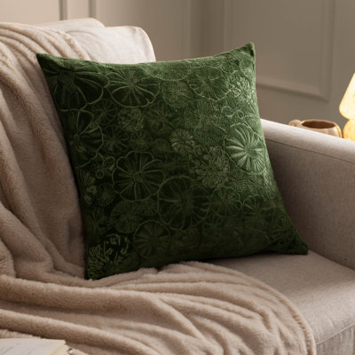 Picking Patch Abstract Square Throw Cushion