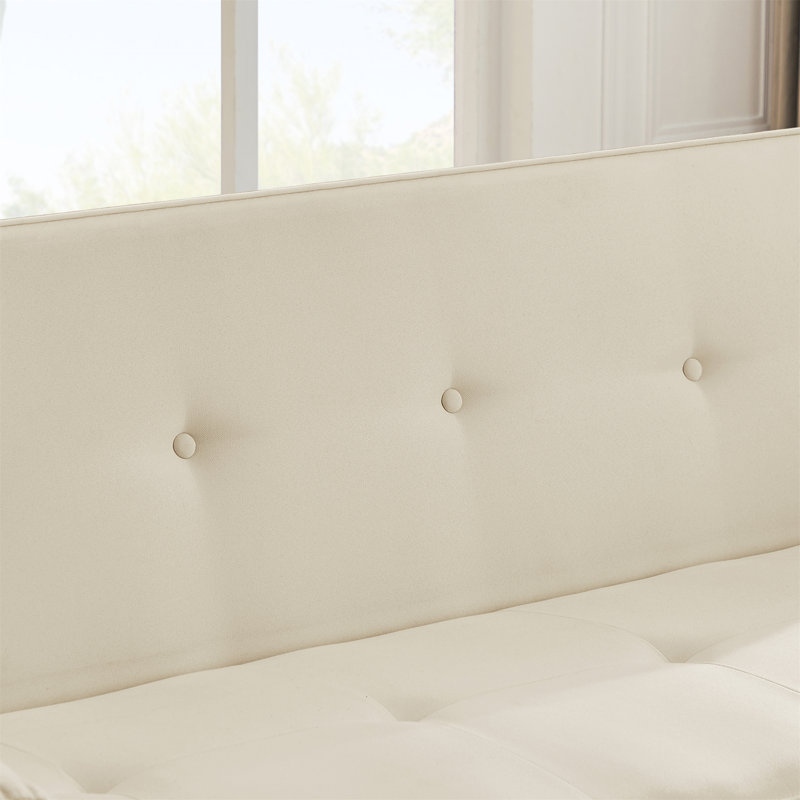 Canapé-lit futon convertible avec accoudoirs
