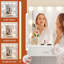 Bureau de maquillage avec lumière et miroir-233200206
