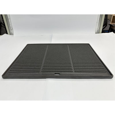 18''x14'' Reversible Cast Iron Grill Pan Square - Safe, Reliable, Easy To Clean, Heat Balanced For Steak Grilling Griddle Reversible, Flat And Uneven, Maintain, , Ideal
