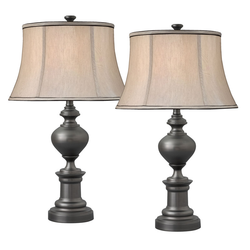Athens 28" Gunmetal Table Lamp, Gunmetal