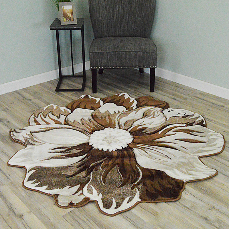 Baity Performance Floral Indoor Rug, Novelty 5'3"