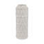Vase en grès cérame avec corps cylindrique texturé et détails géométriques - Vase décoratif moderne pour intérieurs contemporains-2093096370