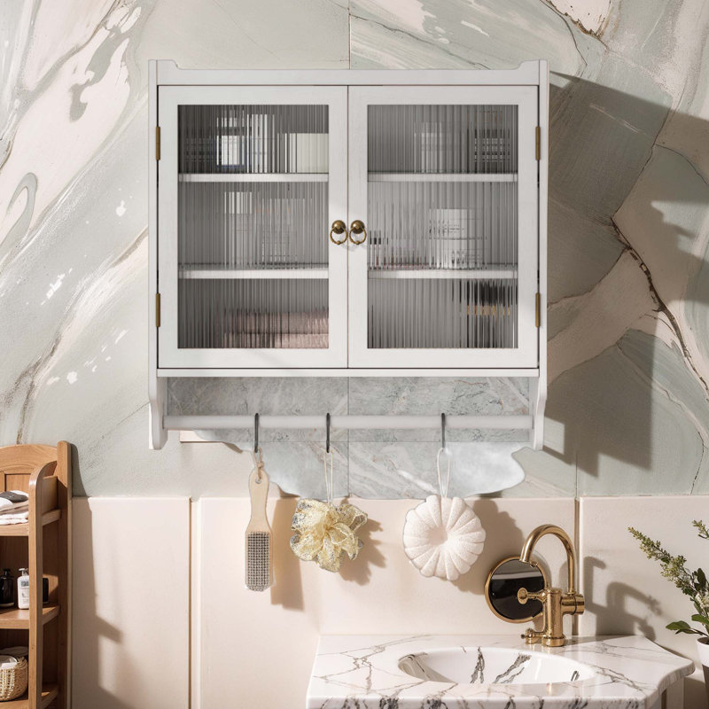 Armoire murale 24,8 po, Blanc