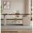 Solid Wood Writing Desk with Built-In Electrical Outlet-110399215