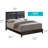 Elegant Espresso Full Bed With Transitional Style