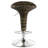Birnbaum Swivel Adjustable Height Counter Stool with Metal Frame
