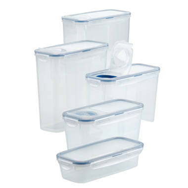 Clear Plastic Containers (set of 5)