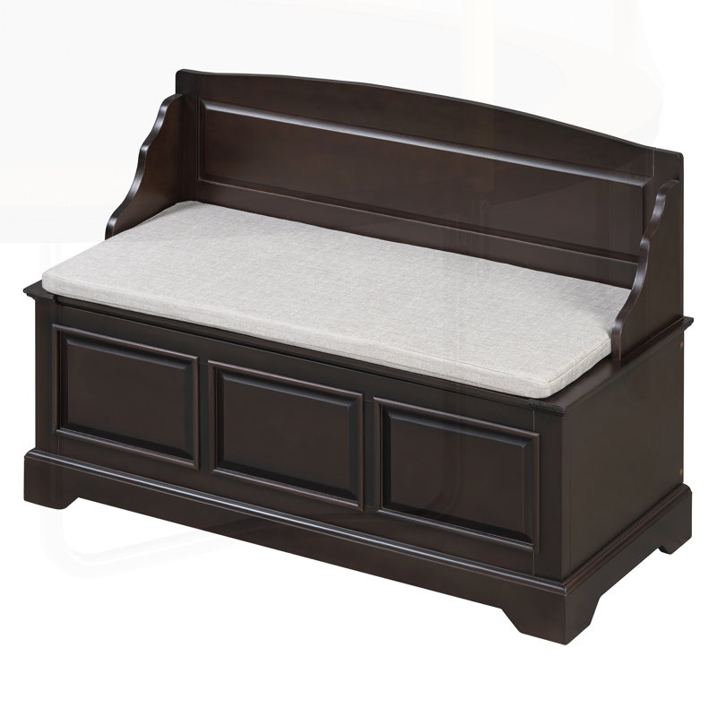 Banc de rangement pour chaussures Retro, Espresso