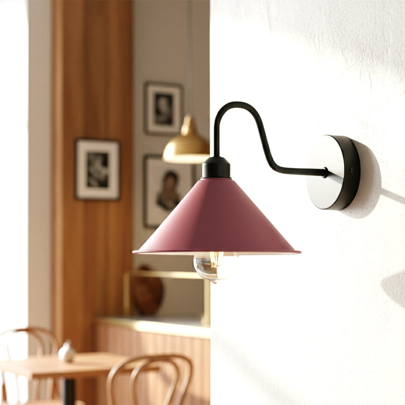 Armed Sconce, Pink