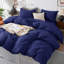 3-Piece Dyed Duvet Cover Set With Pillowcases-115637880-115637876