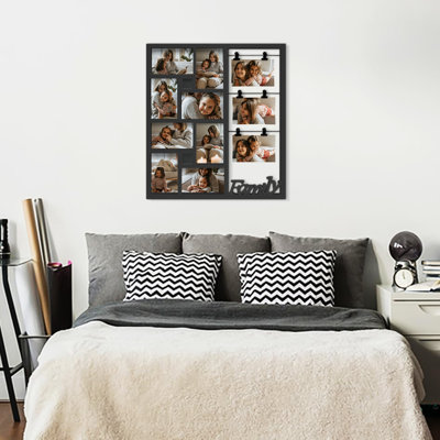 Cadre de photo de famille avec collage à ouverture mixte