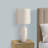 Lighting, 25"H, Table Lamp, Cream Ceramic, Ivory / Cream Shade, Transitional