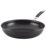 Anolon SmartStack Hard Anodized Nonstick Induction Frying Pan / Skillet, 12-inch, Black