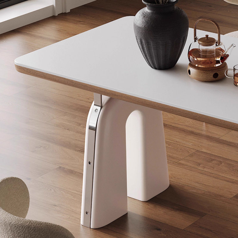 Table de salle à manger Exquise Modern Home, H 29,52 po x L 55,11 po x l 29,52 po