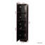 Freestanding  Cabinet With Inadjustable Shelves And Two Doors For Kitchen, Dining Room,Black-1854998691