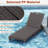 Chaise Lounge Chairs Set of 2 with 5-Position Adjustable Backrests Easy Assembly-779964127