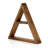 8 Piece Triangle Solid Wood Floating Shelf