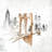 Brooklyn Bridge Blurry Sketch Tablecloth | Home Decor Accent
