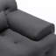 Fauteuil d'appoint surdimensionné et capitonné Kapedes-1228824086