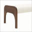 Banc long rembourré en chenille de 50,25 pouces avec pieds en bois massif, parfait pour les repas et les vestibules modernes-2004922189-2004922195