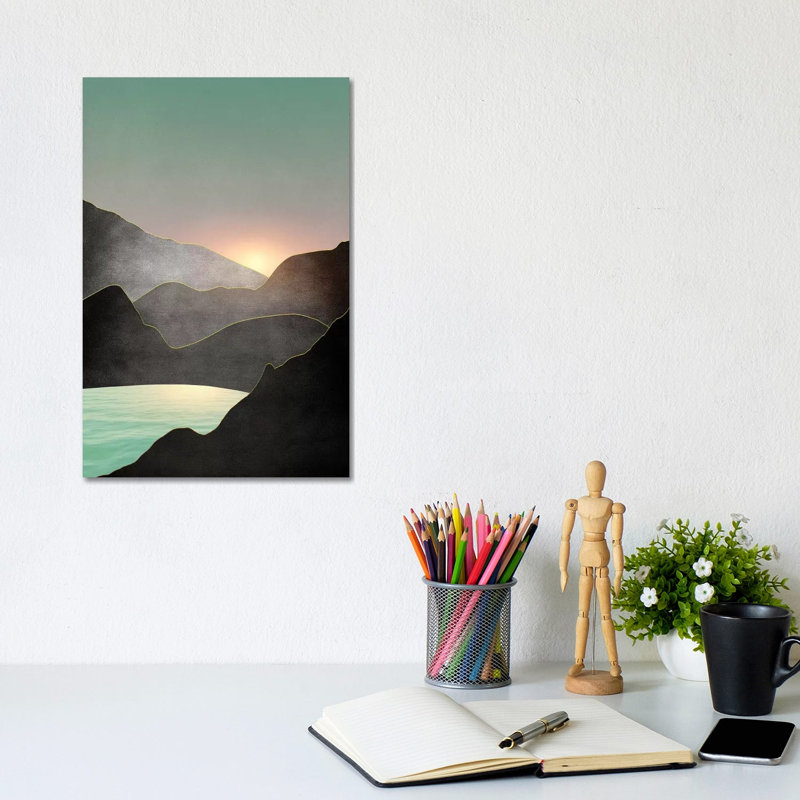Minimal Landscape III by Marco Gonzalez - Wrapped Canvas Print, 20.32 cm H x 30.48 cm W