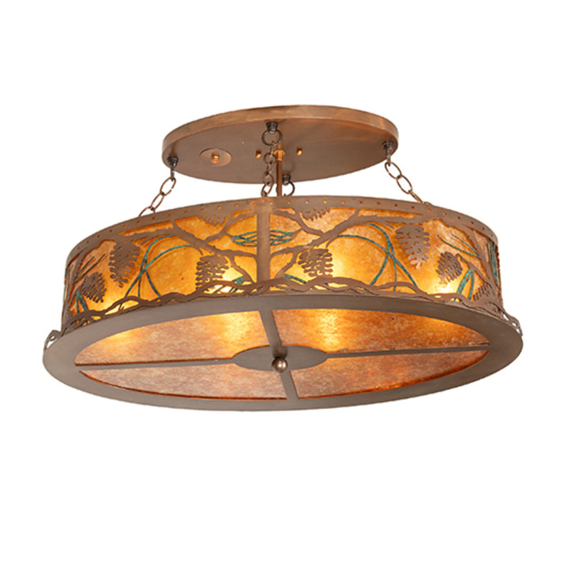 Jalyna Acrylic Semi Flush Mount