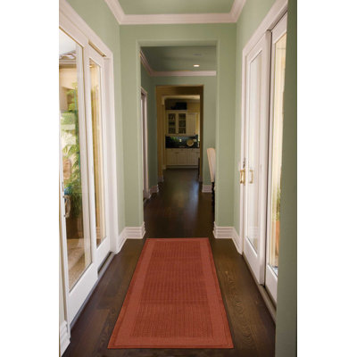 Tapis traditionnel rouge fait à la main Tressa