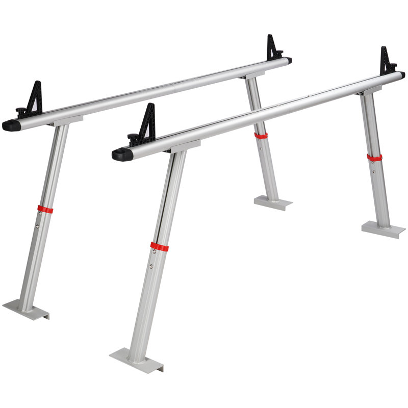 71'' Aluminum Adjustable Truck Bed Rack with C-Clamps