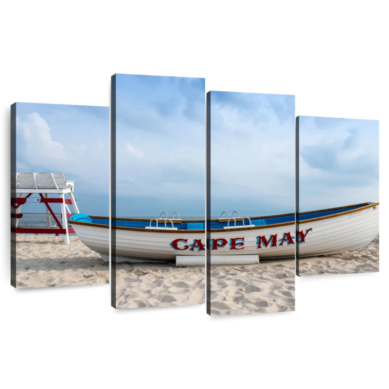 Bateau Mehar au cap May, H 27 po x l 43 po