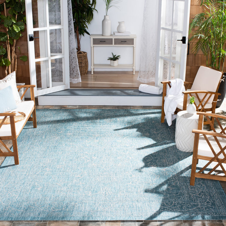 Amedee Performance Solid Color Indoor/Outdoor Area Rug