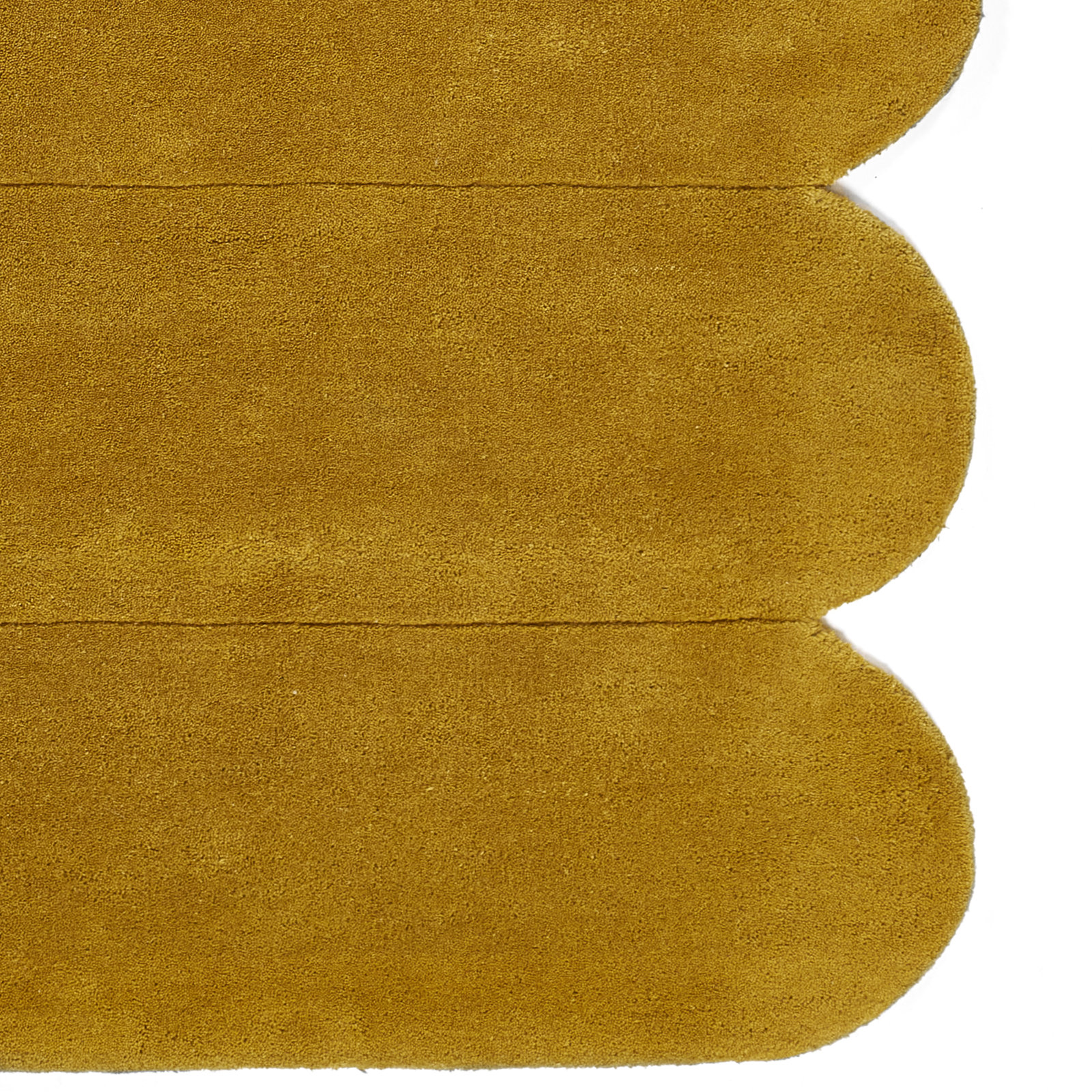 Dabria Orange Hand-Tufted Wool Rug, Runner 2'6" x 8'