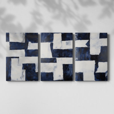 ABSTRACT Series DCCCxxxx - Toile tendue sur mesure - 3 pièces