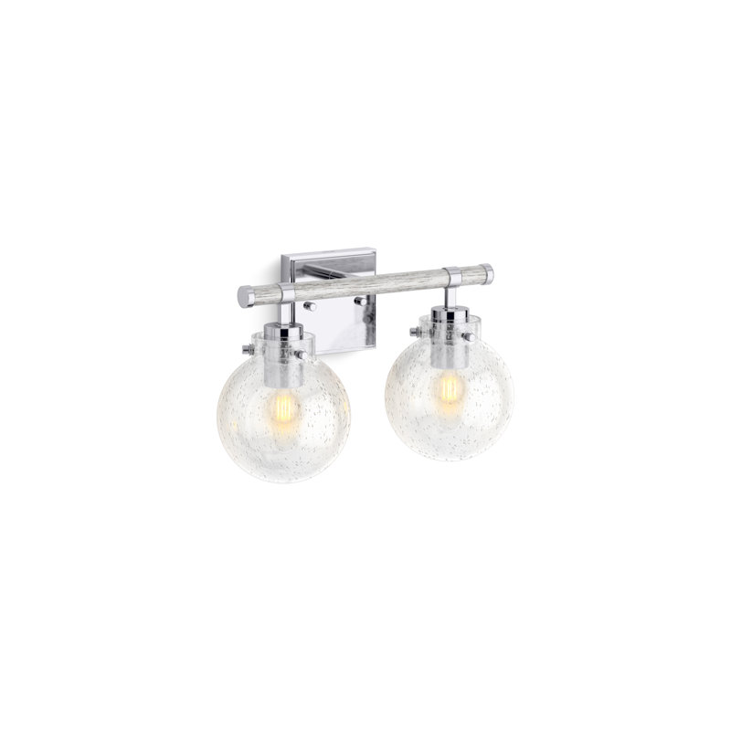 Holt Two-Light Sconce, Polished Chrome