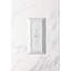 Assiette rectangulaire en porcelaine, ivoire, 9,3 po x 4,5 po